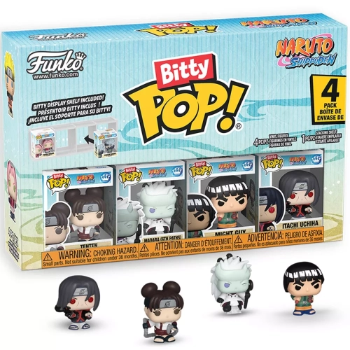 Funko Pop! Might Guy 4 Pack Naruto Shippuden Bitty Pop Box