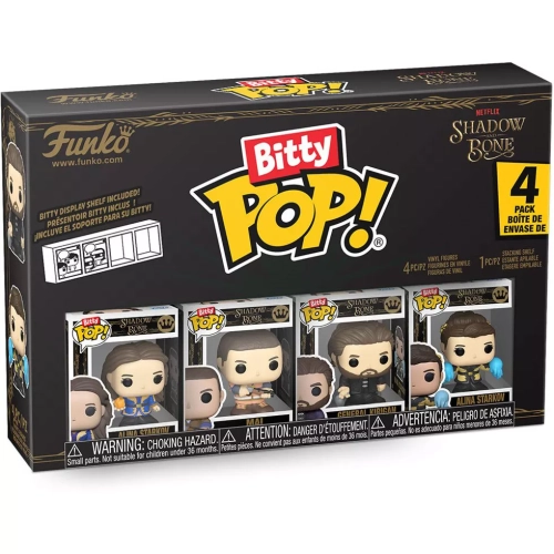 Funko Pop! Mal 4 Pack Shadow and Bone Bitty Pop Vinyl Figure Box