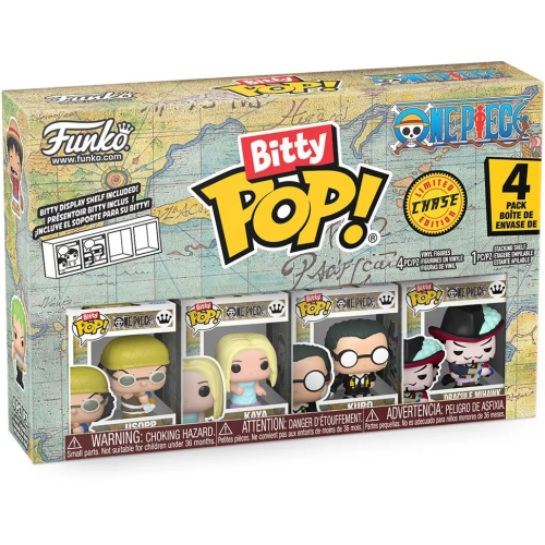 Funko Pop! Dracule Mihawk 4 Pack One Piece Bitty Pop Box