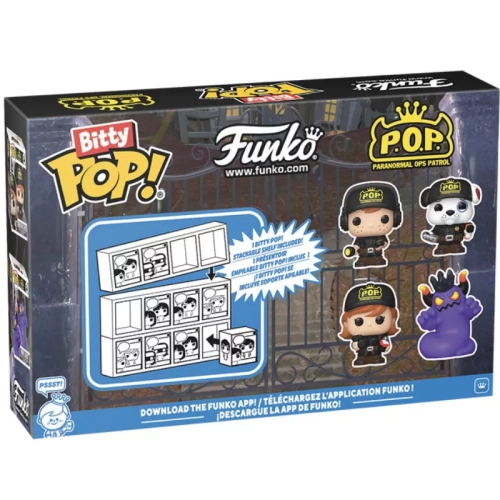 Funko Pop! Purple Ghost 4 Pack P.O.P. Paranormal Ops Patrol Box