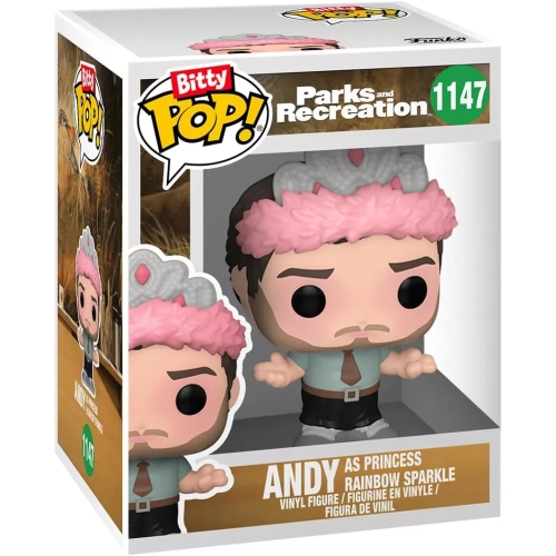 Funko Pop! Andy as Princess Rainbow Sparkle #1147 Parks and Recreation