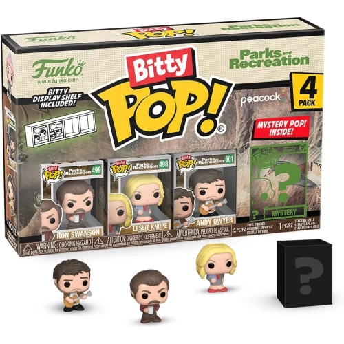 Funko Pop! Andy Dwyer #501 Parks and Recreation Bitty Pop Box