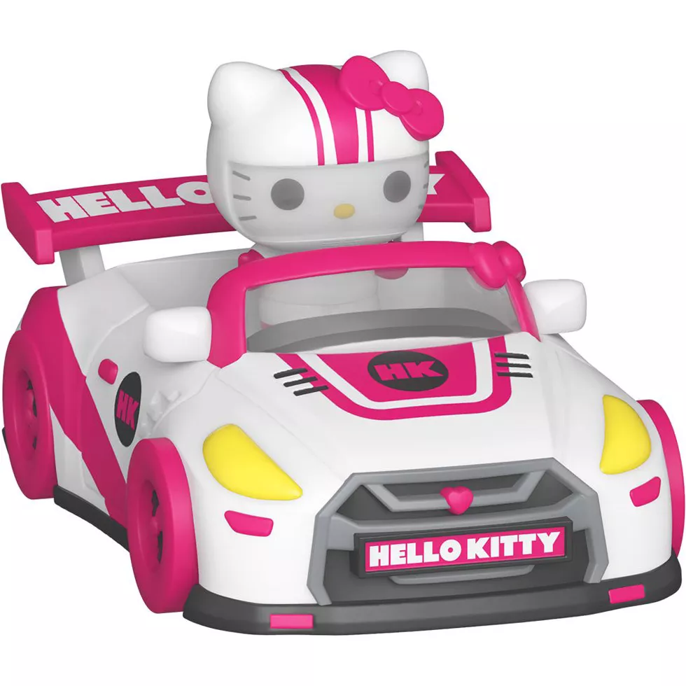 Hello Kitty in Racecar