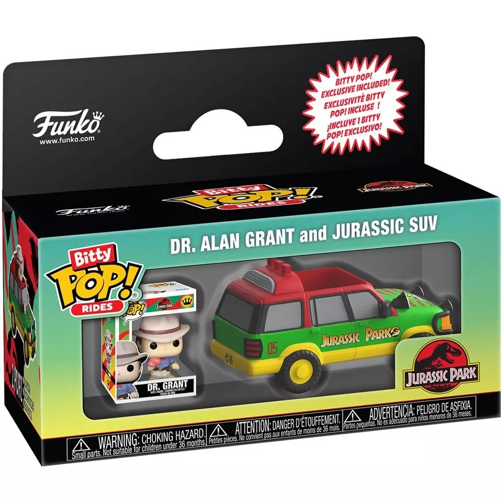 Dr. Grant with Jurassic SUV Box
