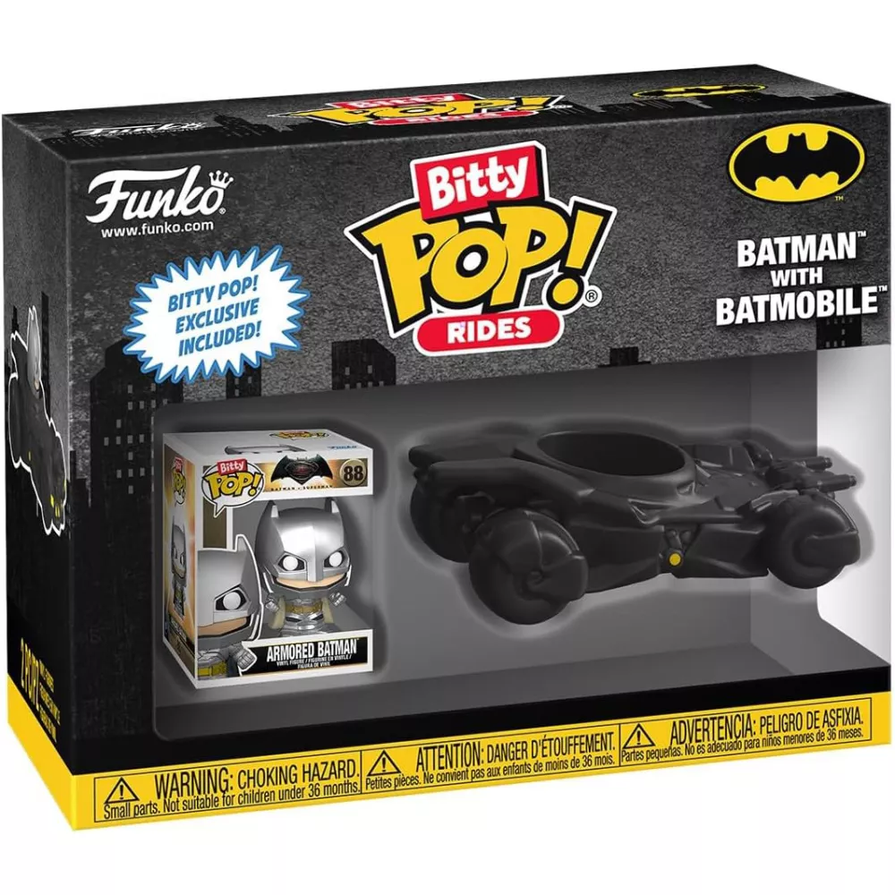 Armored Batman with Batmobile Box
