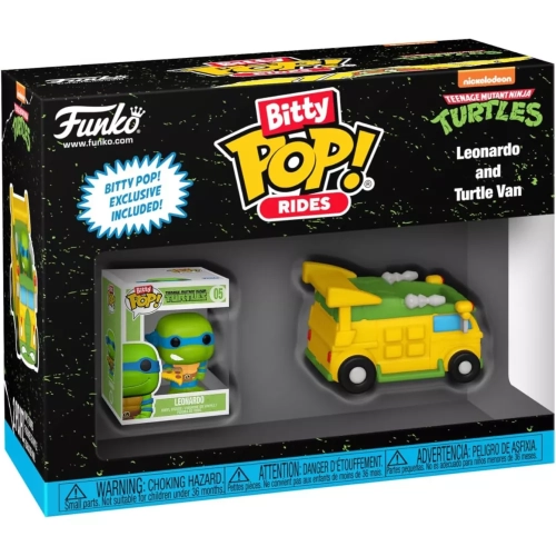 Funko Pop! Leonardo and Turtle Van #05 Nickelodeon Teenage Mutant Ninja Turtles Box