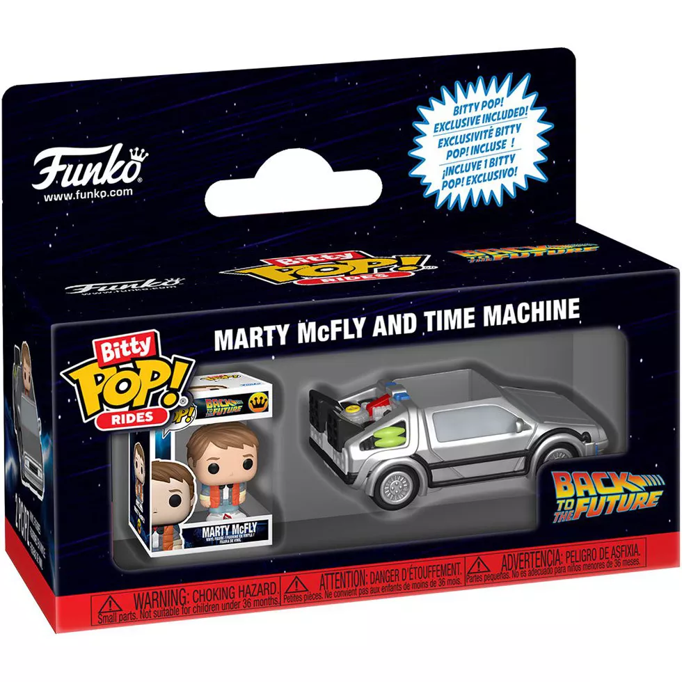 Marty McFly and Time Machine Box