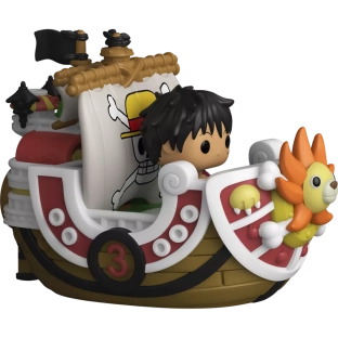 Monkey D. Luffy with Thousand Sunny