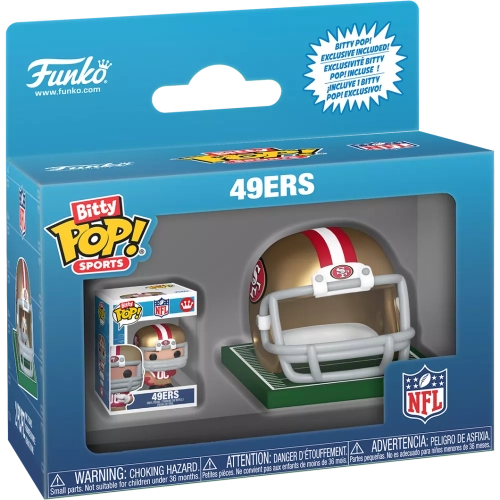 Funko Pop! 49ers NFL Bitty Pop Vinyl Figure Box