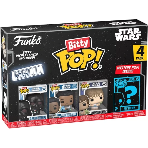 Funko Pop! Luke Skywalker & Yoda 4 Pack Star Wars Bitty Pop Box