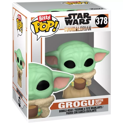 Funko Pop! Grogu with Cup #378 Star Wars Bitty Pop