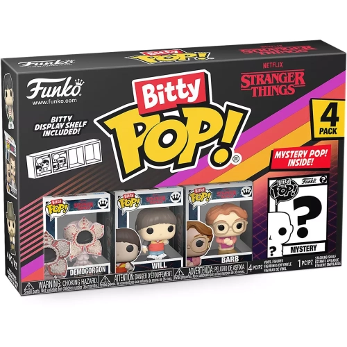 Funko Pop! Eleven (Burger T-Shirt) 4 Pack Netflix Stranger Things Box