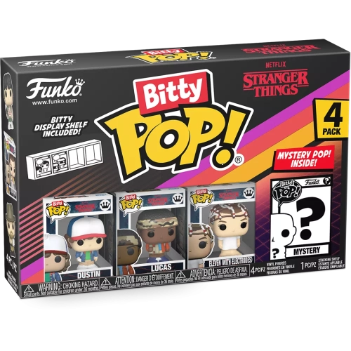 Funko Pop! Eleven (with Electrodes) 4 Pack Netflix Stranger Things Box
