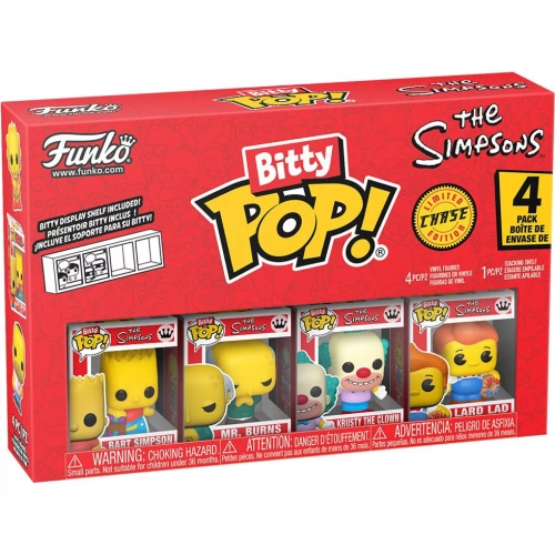 Funko Pop! Krusty the Clown 4 Pack The Simpsons Bitty Pop Box