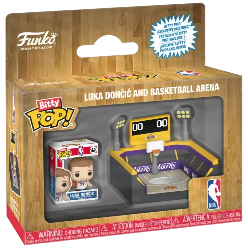Funko Pop! Luka Dončić and Basketball Arena NBA Box