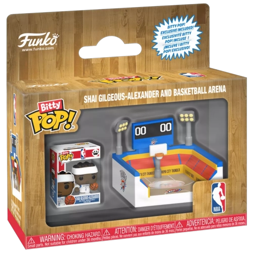 Funko Pop! Shai Gilgeous-Alexander and Basketball Arena Box