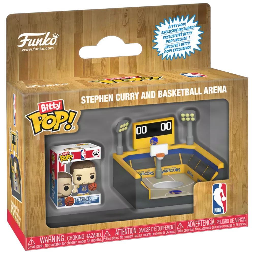 Stephen Curry and Basketball Arena Box