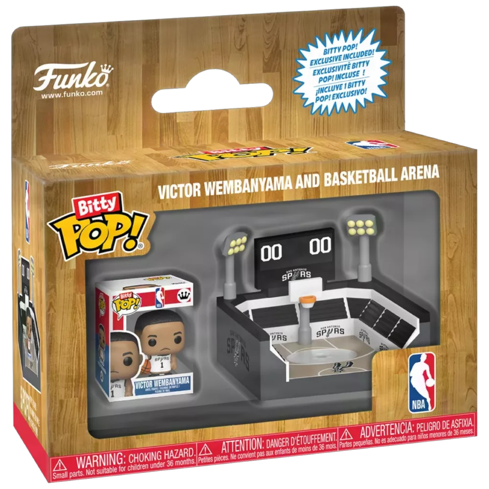 Victor Wembanyama and Basketball Arena Box
