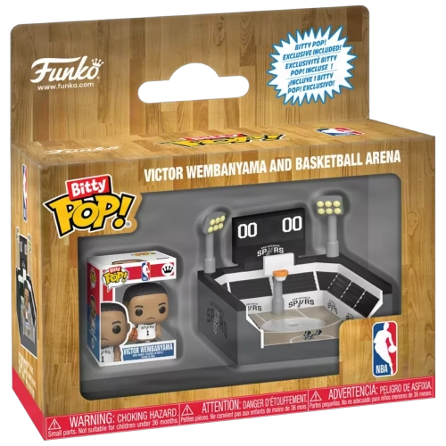 Funko Pop! Victor Wembanyama and Basketball Arena Box