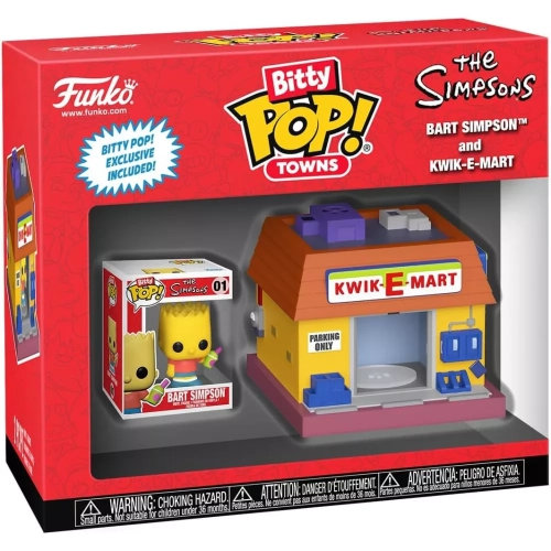 Funko Pop! Bart Simpson and Kwik-E-Mart #01 The Simpsons Box