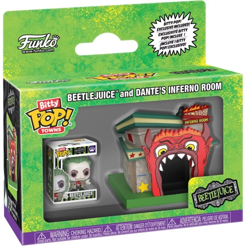 Funko Pop! Beetlejuice and Dante's Inferno Room Bitty Pop Box