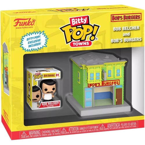 Funko Pop! Bob Belcher and Bob's Burgers #01 Bitty Pop Box