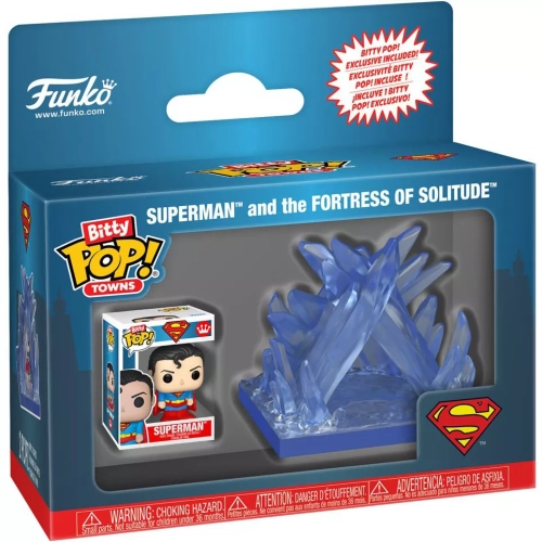 Funko Pop! Superman and the Fortress of Solitude Bitty Pop Box