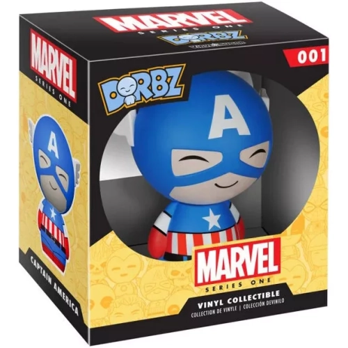 Funko Pop! Captain America #01 Marvel Series One Dorbz Box
