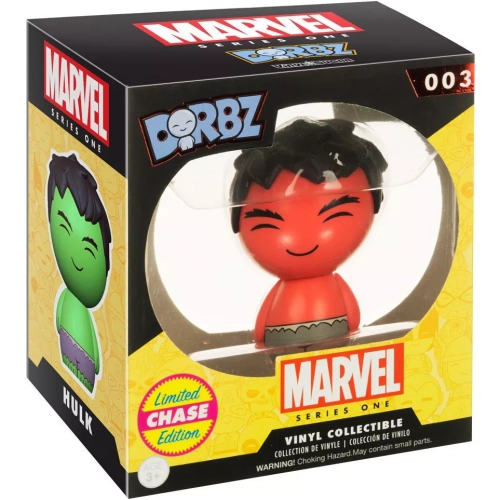 Funko Pop! Hulk #03 Red Chase Marvel Series One Dorbz Box