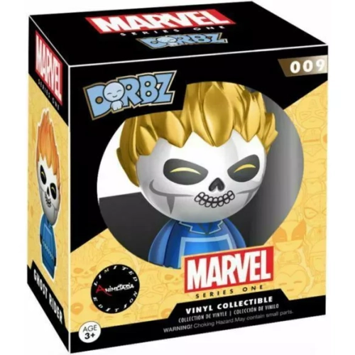 Funko Pop! Ghost Rider #09 Metallic X-Men Dorbz Vinyl Figure Box