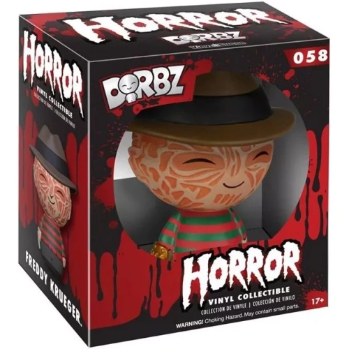 Funko Pop! Freddy Kruegar #58 Horror Dorbz Vinyl Figure Box