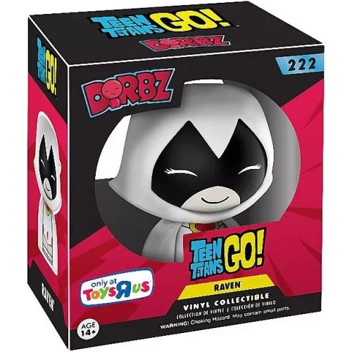 Funko Pop! Raven #222 White Teen Titans Go! Dorbz Vinyl Figure Box