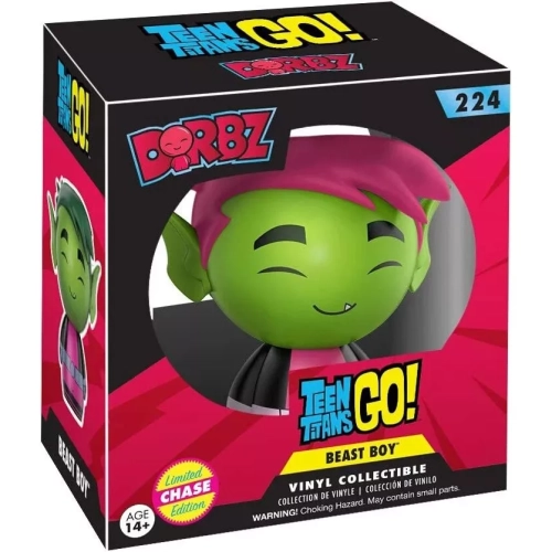 Funko Pop! Beast Boy #224 Pink Hair Chase Teen Titans Go! Box