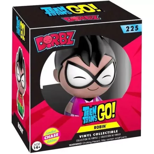 Funko Pop! Robin #225 Pink & Purple Chase Teen Titans Go! Box