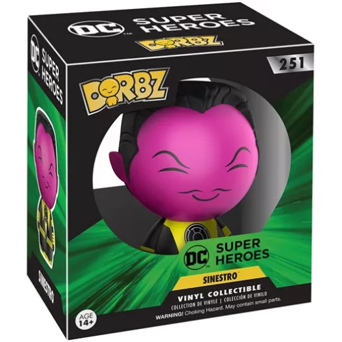 Funko Pop! Sinestro #251 DC Super Heroes Dorbz Vinyl Figure Box