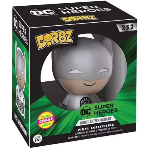 Funko Pop! White Lantern Batman #252 Chase DC Super Heroes Box