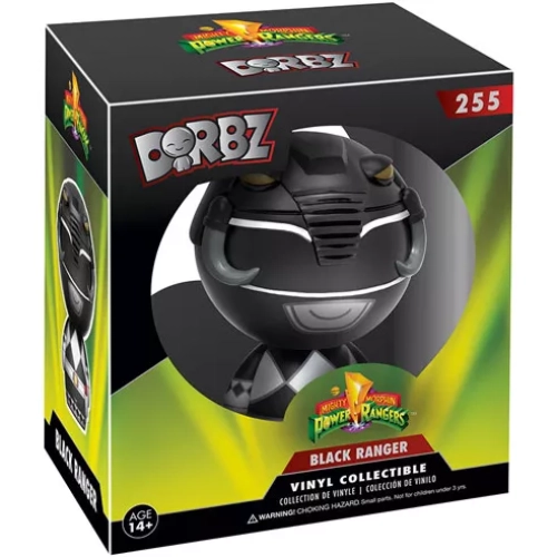 Funko Pop! Black Ranger #255 Mighty Morphin Power Rangers Box