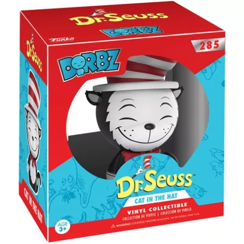 Funko Pop! Cat in the Hat #285 Dr. Seuss Dorbz Vinyl Figure Box