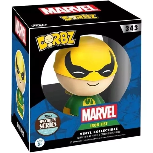 Funko Pop! Iron Fist #343 Marvel Dorbz Vinyl Figure Box