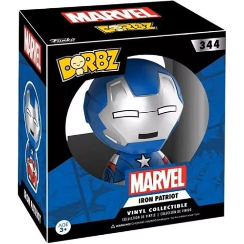 Funko Pop! Iron Patriot #344 Marvel Dorbz Vinyl Figure Box