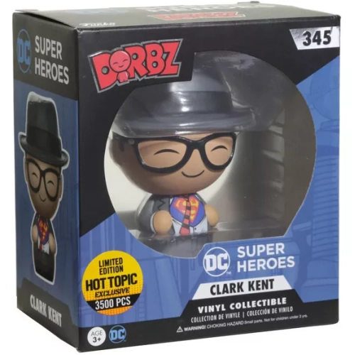 Funko Pop! Clark Kent #345 DC Super Heroes Dorbz Vinyl Figure Box