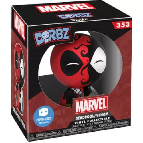 Funko Pop! Deadpool Venom #353 Marvel Dorbz Vinyl Figure Box