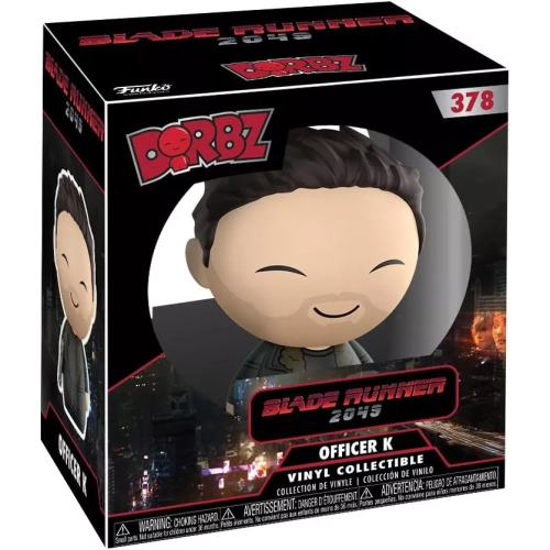 Funko Pop! Officer K #378 Blade Runner 2049 Dorbz Vinyl Figure Box