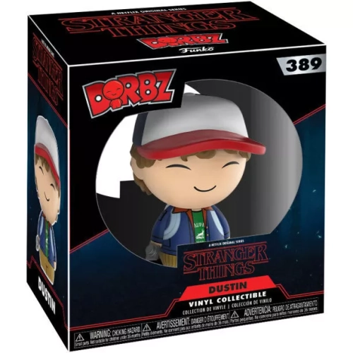 Funko Pop! Dustin #389 A Netflix Original Series Stranger Things Box