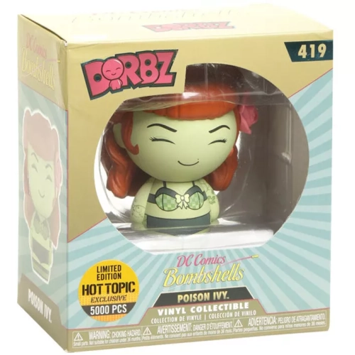 Funko Pop! Poison Ivy #419 DC Comics Bombshells Dorbz Box