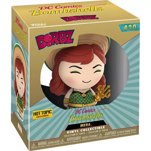 Funko Pop! Mera #420 DC Comics Bombshells Dorbz Vinyl Figure Box