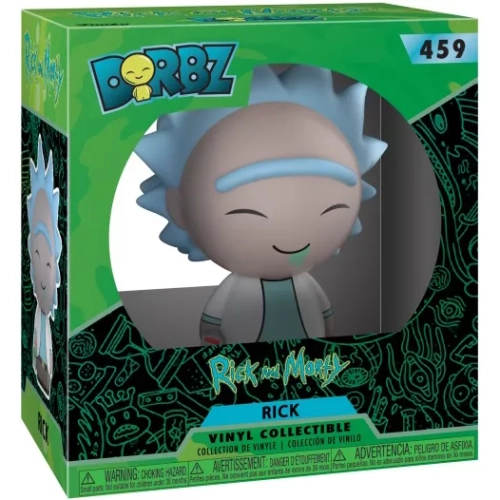 Funko Pop! Rick #459 Rick and Morty Dorbz Vinyl Figure Box