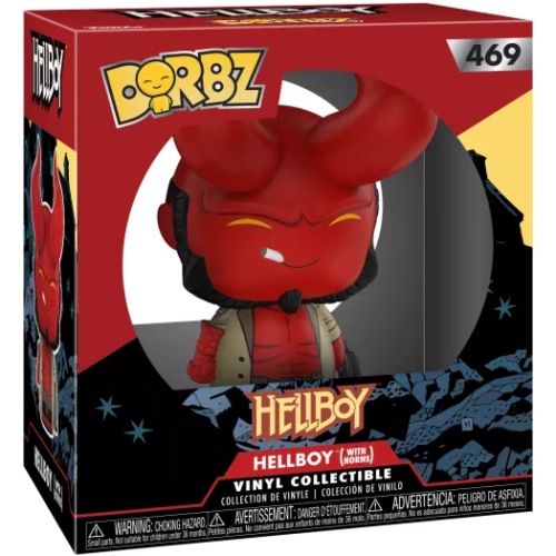 Funko Pop! Hellboy (with Horns) #469 Dorbz Vinyl Figure Box