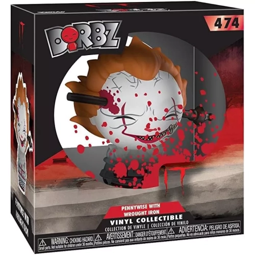 Funko Pop! Pennywise with Wrough Iron #474 Dorbz Vinyl Figure Box