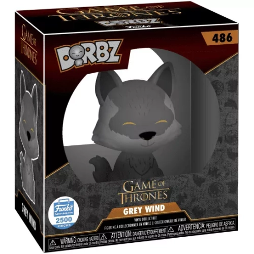 Funko Pop! Grey Wind #486 Game of Thrones Dorbz Vinyl Figure Box